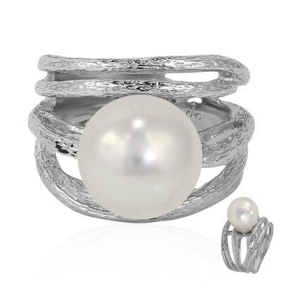 Anillo en plata con Perla Freshwater (TPC)