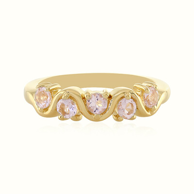 Anillo en plata con Morganita