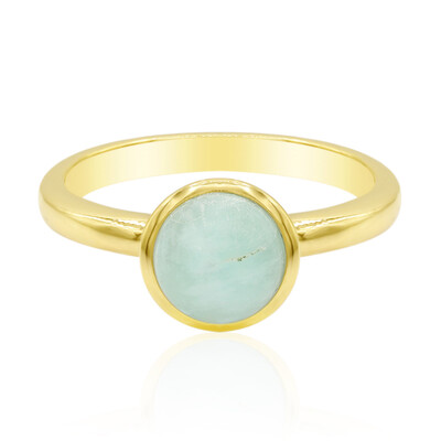Anillo en plata con Aguamarina