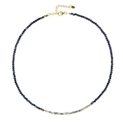 Collar en plata con Zafiro azul