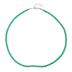Collar en plata con Ónix verde