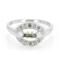 Anillo en plata con Diamante fantasía
