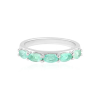Anillo en plata con Esmeralda de Colombia