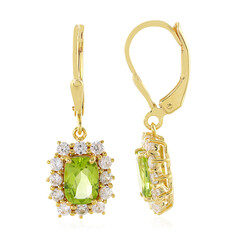 Pendientes en plata con Peridoto