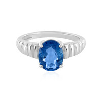 Anillo en plata con Fluorita de color cambiante