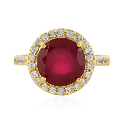 Anillo en plata con Rubí de Madagascar