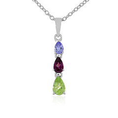 Collar en plata con Peridoto
