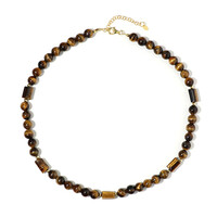 Collar en plata con Ojo de tigre