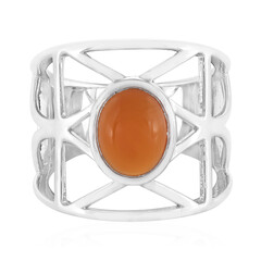 Anillo en plata con Cornalina