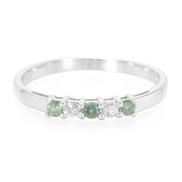 Anillo en plata con Alejandrita de Brasil