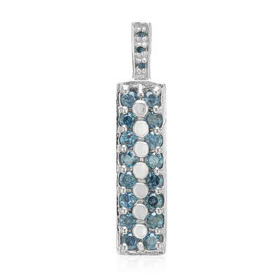 Colgante en plata con Diamante fantasía