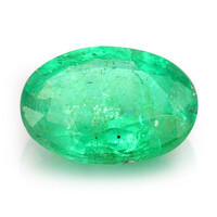 Piedra preciosa con Esmeralda de Zambia