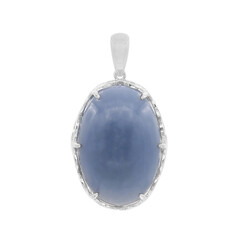 Colgante en plata con Ópalo azul