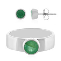 Anillo en plata con Esmeralda de Socoto