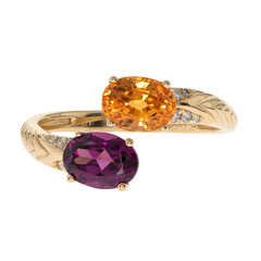 Anillo en oro con Rodolita (CIRARI)
