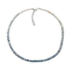 Collar en plata con Ópalo azul