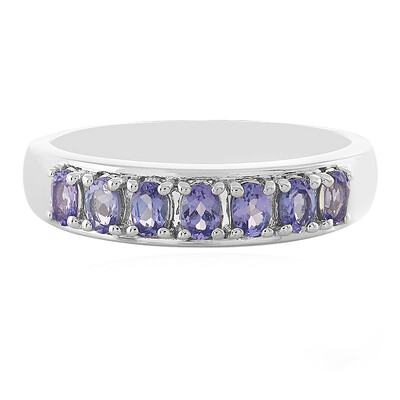Anillo en plata con Tanzanita