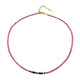 Collar en plata con Zafiro rosado (Riya)
