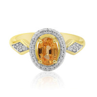 Anillo en oro con Granate espesartina (Tenner Diniz)