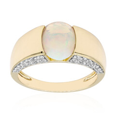 Anillo en oro con Ópalo de Welo