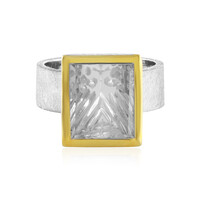 Anillo en plata con Cuarzo blanco