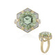 Anillo en oro con Amatista verde (SUHANA)
