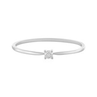 Anillo en platino con Diamante SI1 (H)