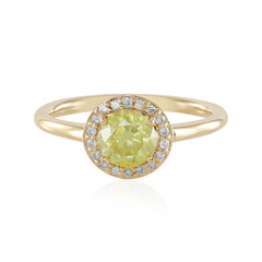 Anillo en oro con Esfalerita (AMAYANI)