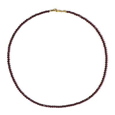 Collar en plata con Granate de Mozambique
