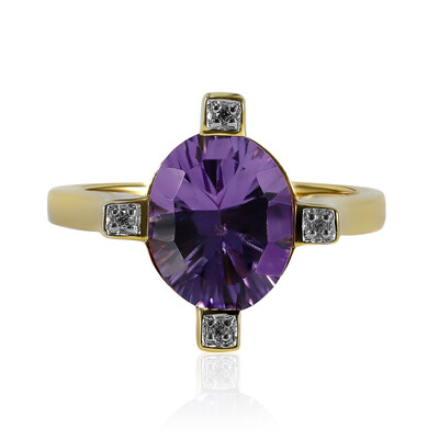 Anillo en plata con Amatista