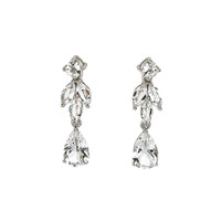 Pendientes en plata con Cuarzo blanco