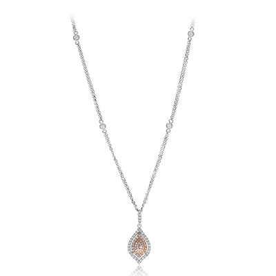 Collar en oro con Diamante rosa I1 (CIRARI)