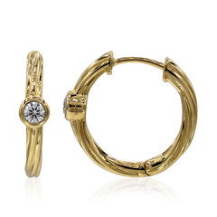 Pendientes en oro con Diamante IF (D)