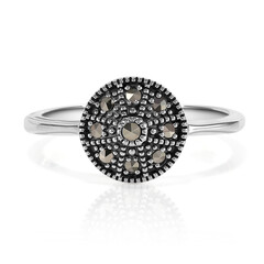 Anillo en plata con Marcasita