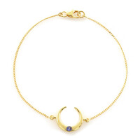 Brazalete en plata con Tanzanita