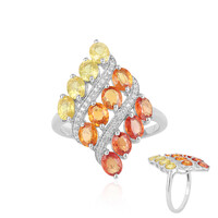 Anillo en plata con Zafiro