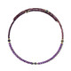 Collar al cuello en acero con Rubí de Mozambique (Riya)