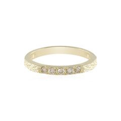 Anillo en oro con Diamante chocolate VS2