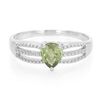 Anillo en plata con Zafiro de Mozambique