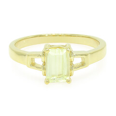 Anillo en plata con Cuncita amarillo canario