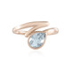 Anillo en oro con Aguamarina de Brasil (KM by Juwelo)