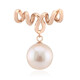 Colgante en plata con Perla blanca Freshwater (MONOSONO COLLECTION)