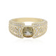 Anillo en oro con Tanzanita amarilla sin calentar (Adela Gold)