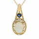 Collar en oro con Ópalo Welo AAA