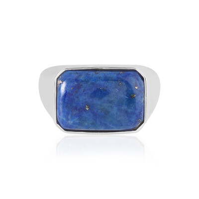 Anillo de hombre en plata con Lapislázuli