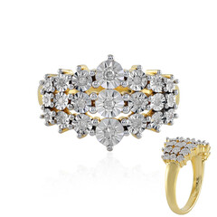 Anillo en plata con Diamante I2 (J)