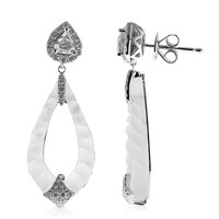 Pendientes en oro con Diamante SI1 (H) (CIRARI)