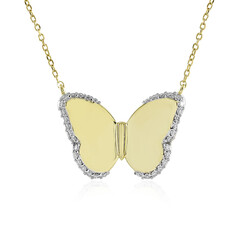 Collar en oro con Diamante limpio a lupa F (LUCENT DIAMONDS)