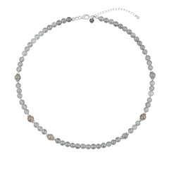 Collar en plata con Labradorita