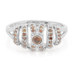 Anillo en plata con Diamante fantasía